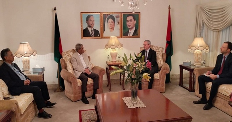 মির্জা ফখরুলের সঙ্গে ইইউ রাষ্ট্রদূত মিলারের সাক্ষাৎ