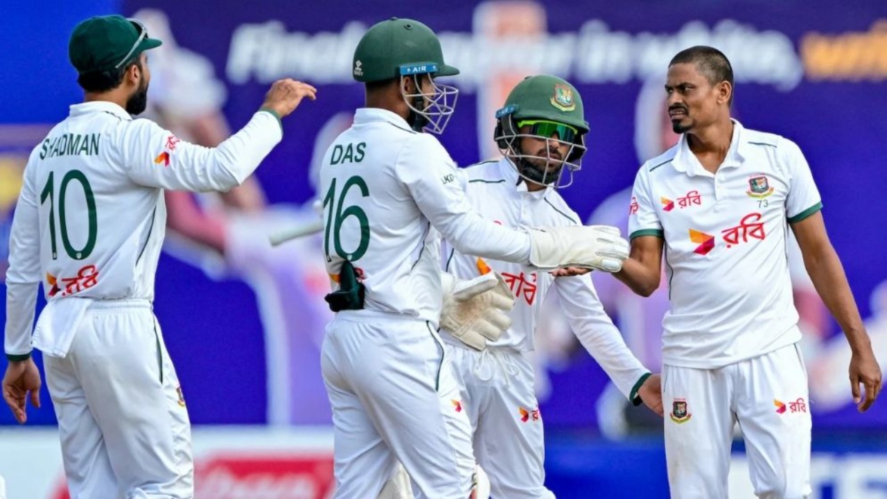 রিভিউ নিয়ে সফল তাইজুল, বাংলাদেশ পেল প্রথম উইকেটের ব্রেকথ্রু