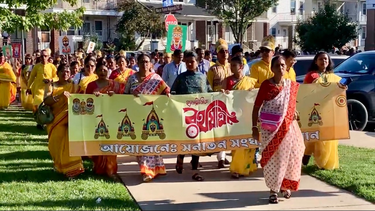মিশিগানে ধর্মীয় ও সাংস্কৃতিক উচ্ছ্বাসে জগন্নাথ দেবের রথযাত্রা অনুষ্ঠিত