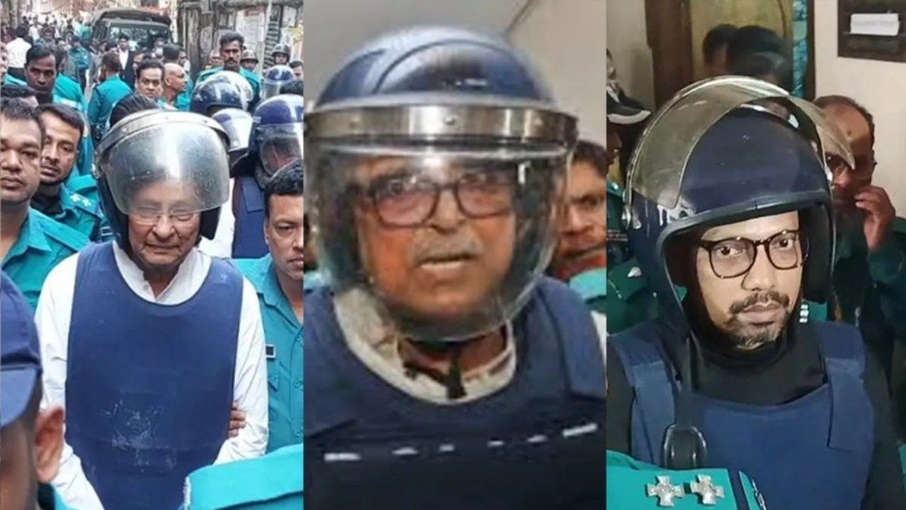 কাঠগড়ায় মেনন-ইনু-পলক, সিঁড়ি বেয়ে উঠলেন হাঁপাতে হাঁপাতে, নামলেন লিফটে